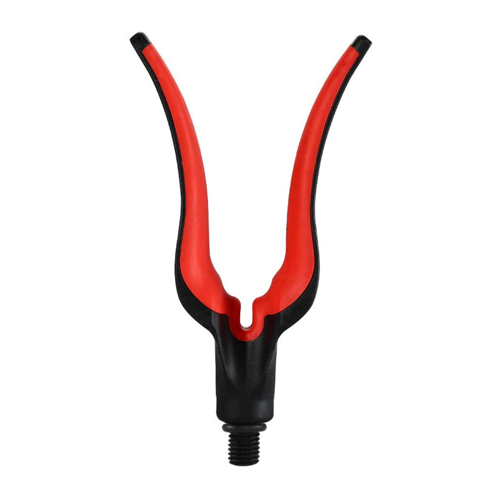 

U Shape Fishing Tool Rest Head Nylon Fishing Rod Holder Head Fishing Accessory красный