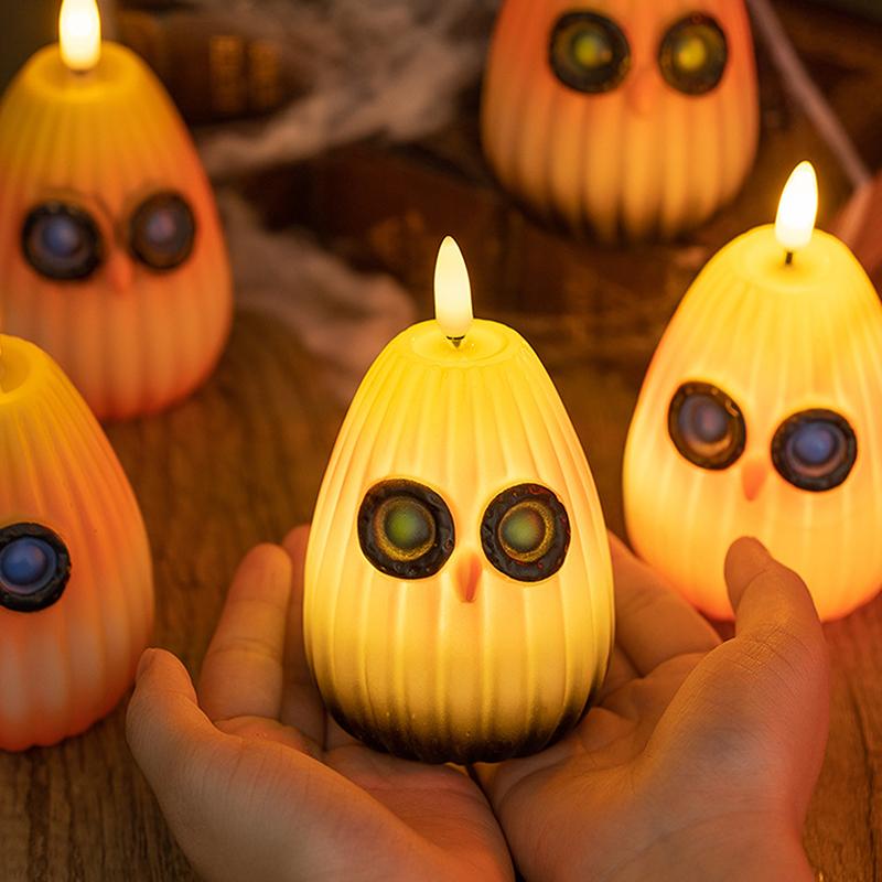 Owl Night Light, Cute Led Lamp, Cute Halloween Decor, Funny Office Desk And Halloween Decor For Woman And Kids