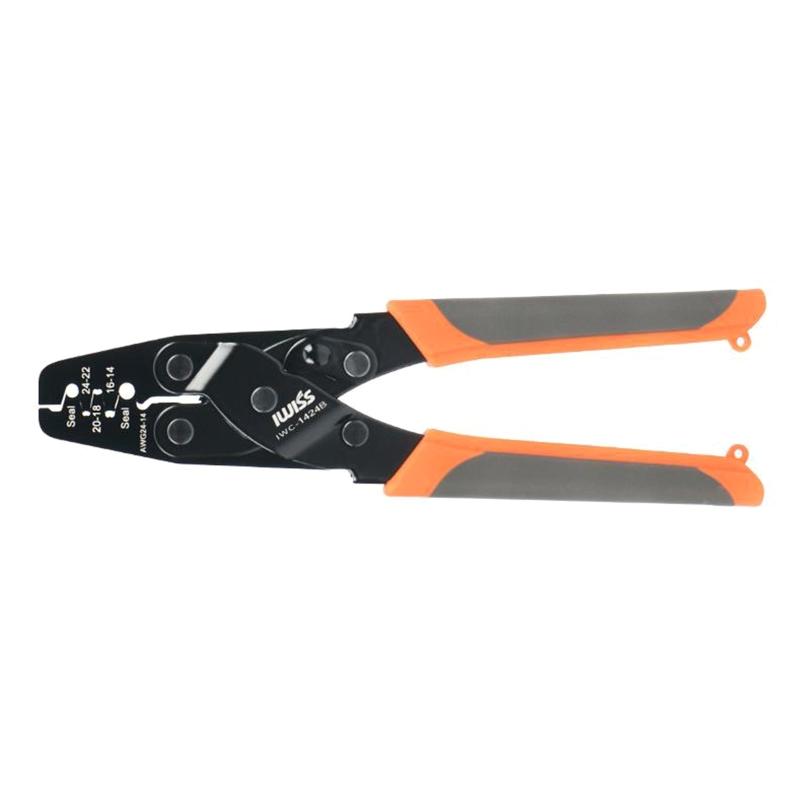 

Open Barrel Terminal Crimper Tool 0.2-2 mm² for Delphi Amp Open Barrel Tyco ClampsMotorcycle Bullet Terminal1424A/1424B
