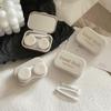 Portable Minimalist Contact Lens Case with Mirror