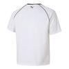 Puma Ss25 Letra Gola Redonda Respirável Manga Curta Raglan Camiseta Unissex Camiseta Branca 631723-02