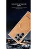 Samsung S25 Ultra Magnetic Leather Phone Case with Stand and Full Drop-Proof Coverage
