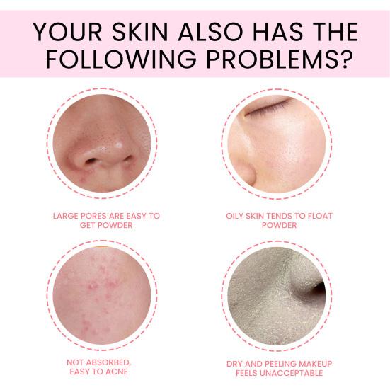 30ML CC Cream Color Correcting Full Coverage Foundation SPF 50+ Lightweight Facial Cream Hydrating Long Lasting Waterproof Natural Moisturizer
