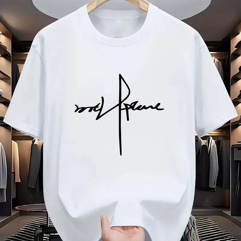 

New York City Urban Style Print T-Shirt,Lightweight Summer T-Shirt Breathable Cool, Comfortable Wear XXL білий