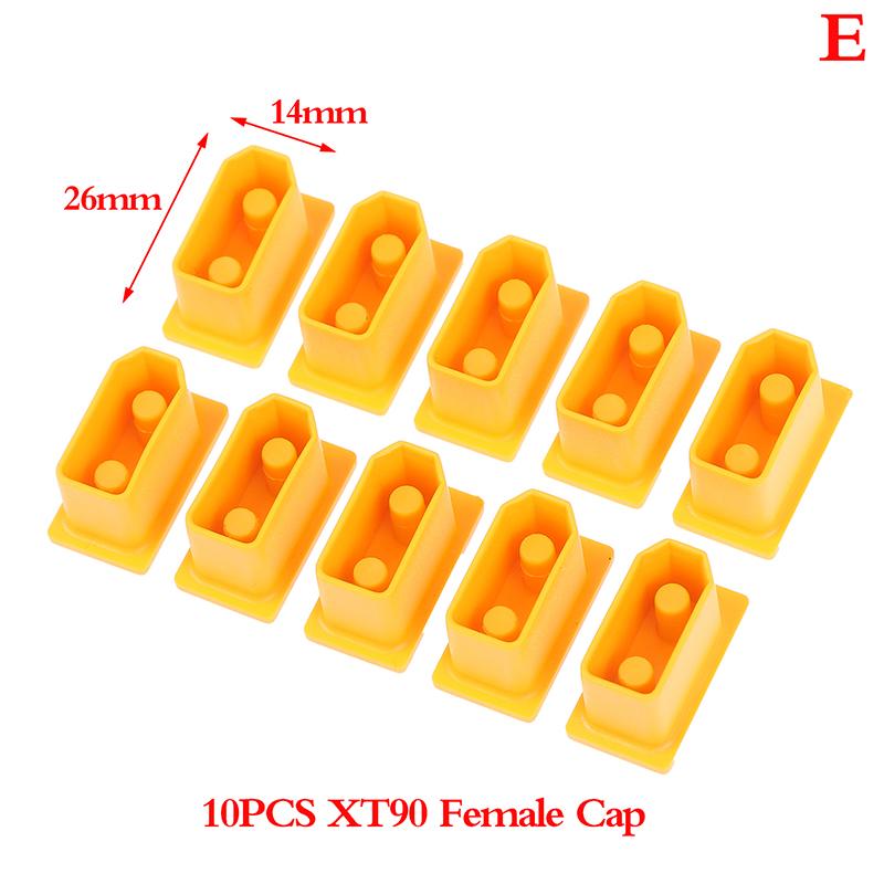 10Pcs Xt60 Xt90 Plug Protection Case Pvc Dustproof Cap  For Rc Drone