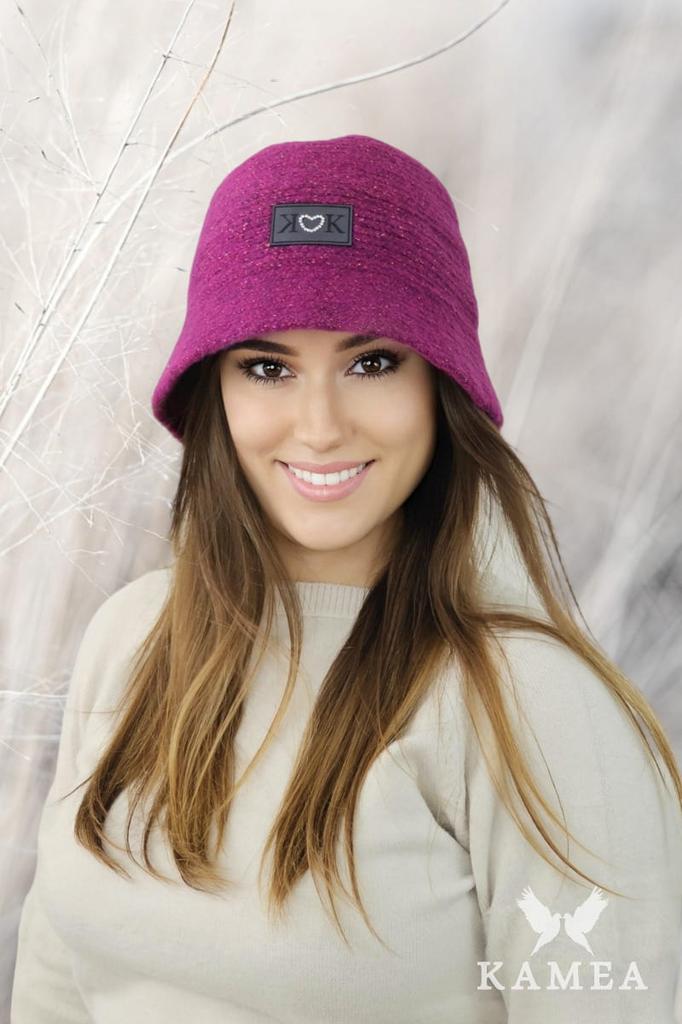 Sonia Fashionable Bucket Hat Color Fuchsia