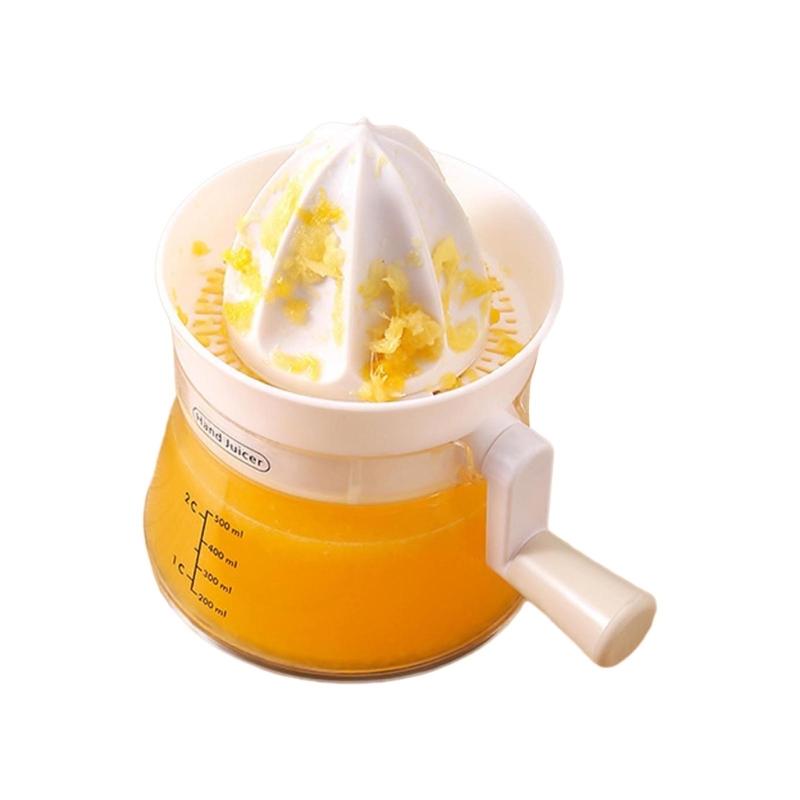 Leichtes manuelles Presswerkzeug Küche Kunststoff Manuelle Handpresse Entsafter Mixer für Nährstoffgetränke X3UC