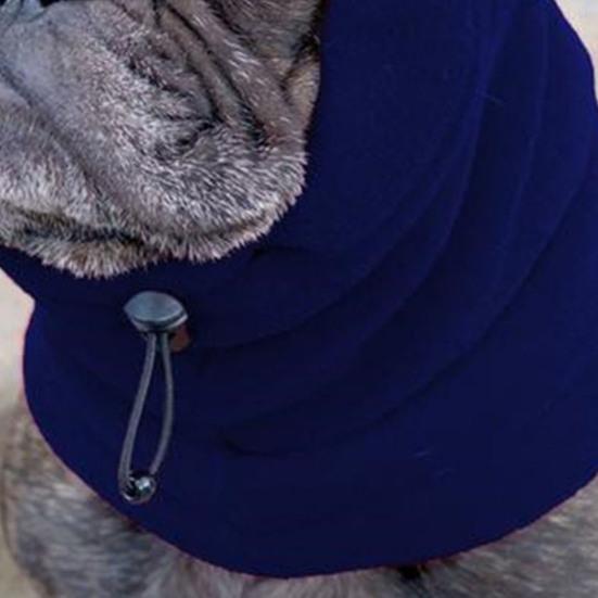 Cappello In Pile Per Cani – Paraorecchie E Scaldacollo, Taglia M, Nero, Caldo E Carino Per L'inverno