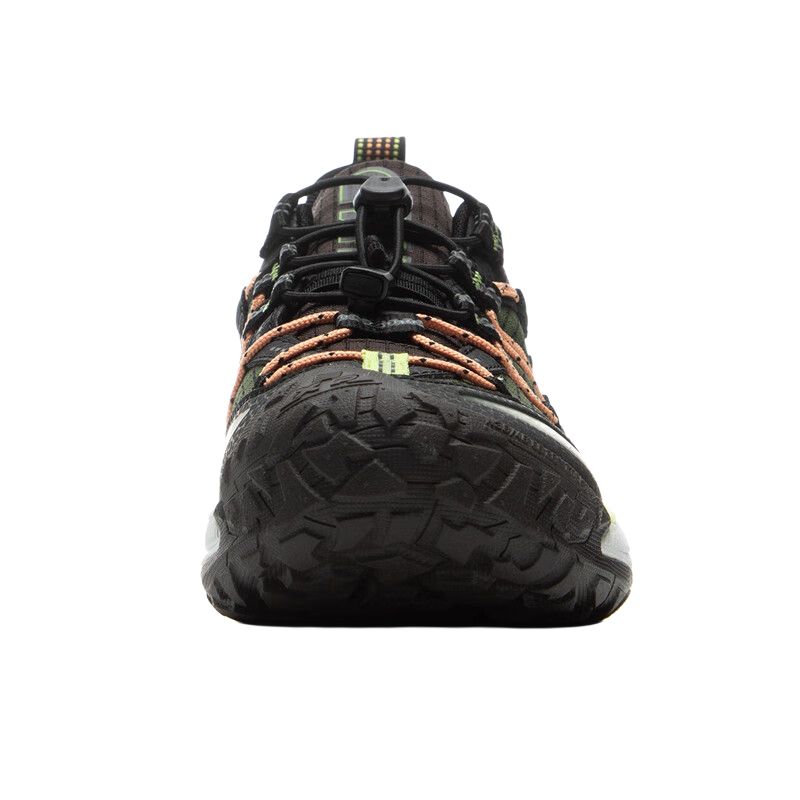 Li Ning Kids Yan Luan 3 V2 Comfortable Soft Non-Slip Wear-Resistant Breathable Support Low-Top Outdoor Shoes Kids outdoor shoes Black Green YKEV002-1
