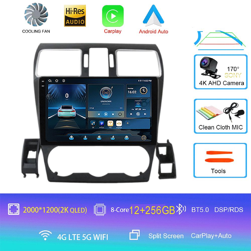 Android 14 Radio For Subaru Forester 4 SJ XV WRX 2012 - 2018 Carplay Stereo GPS Navi Video Playe Car Multimedia 2din Carplay DVD