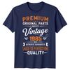Vintage 1985 Original Parts Mostly 41st Birthday Unisexs TShirt Unisexs Graphic Tee