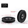 50-160Mm Universal Gym Bearing Pulley Nylon Bearing Pulley Wheel Cable Fitness Bearing Pulley Fitness Equipment