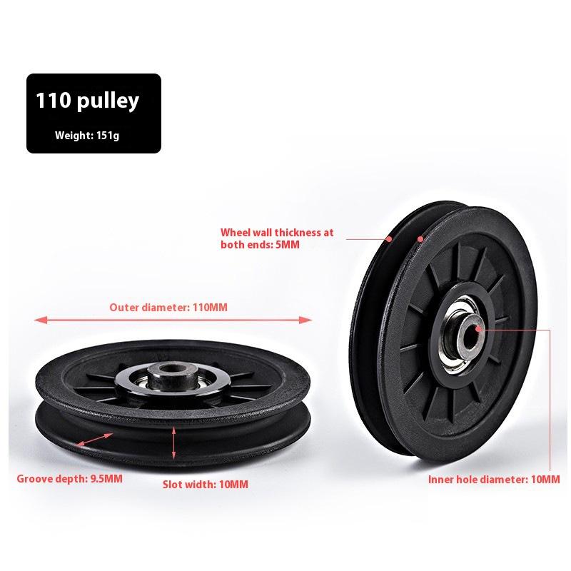 50-160Mm Universal Gym Bearing Pulley Nylon Bearing Pulley Wheel Cable Fitness Bearing Pulley Fitness Equipment