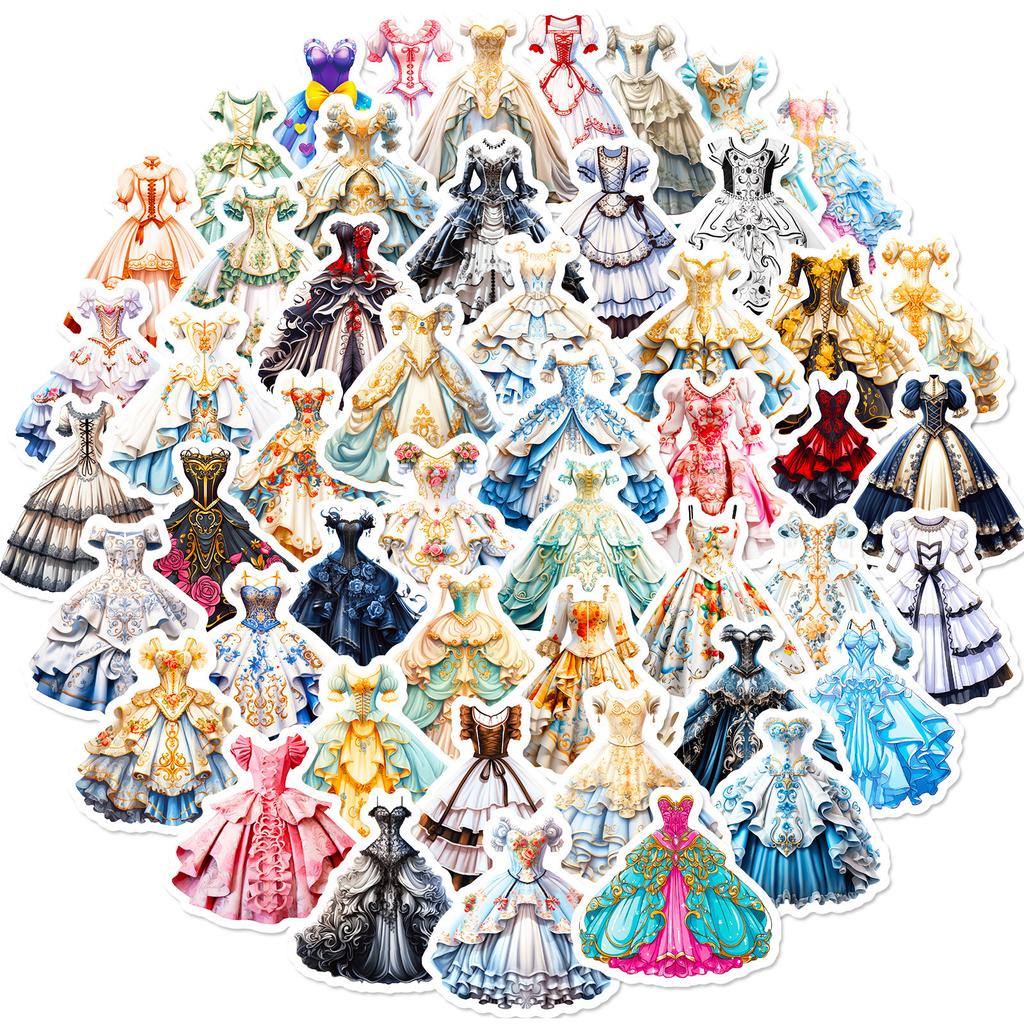 50 Cartoon Lolita Ins Stickers Personalized Mix And Match Creative Diy Waterproof Stickers