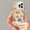 ins super cute pudding dog suitable for 15 Apple 14 mobile phone case 13 girlfriend iPhone12 cute 11 transparent 7plus