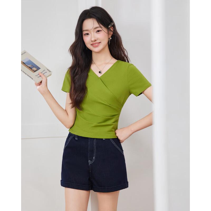IEF Petite Korean Style Slim-Fit Top