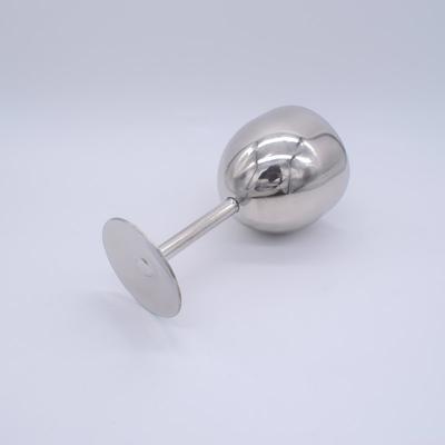 304 Stainless Steel Red Wine Glass Hotel Goblet, Metal Wine Glass 260ml