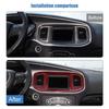 ABS Navigatiepaneel Decoratie Beschermhoes Sticker Geschikt Voor Dodge Charger 2015 En Hoger Auto Interieur Accessoires