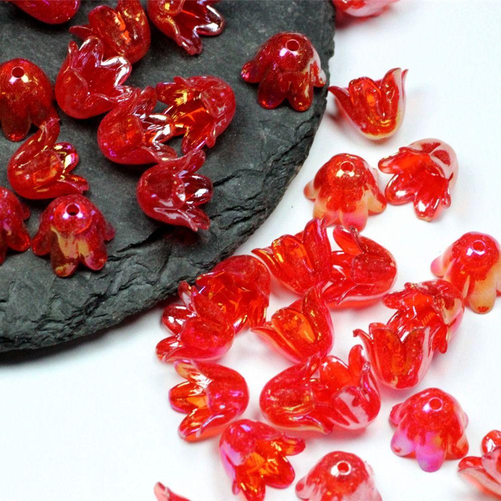 Çan Orkide Takı Bulguları Takı Bileşenleri DIY Bilezik Süsleme Çiçek Kolye Aksesuarı