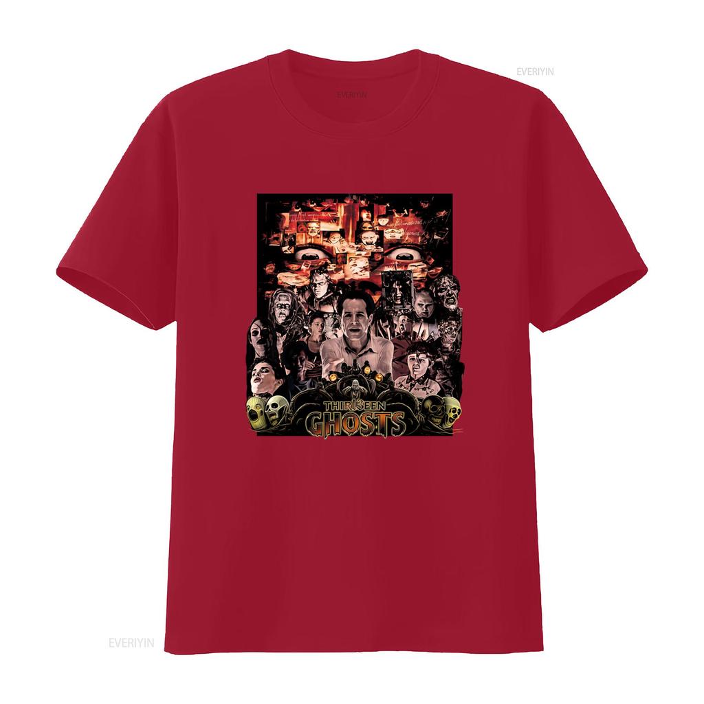 Thirteen Ghosts Horror Movie T Shirt for Cotton vintage Washed Stylish graphic designer clothes fashion Comfortable
