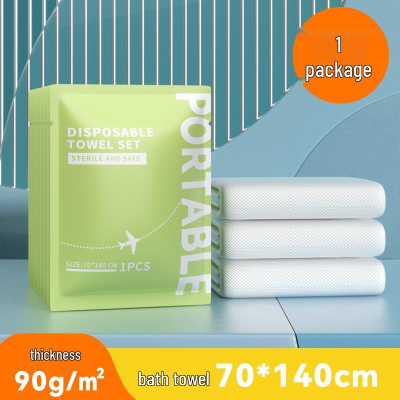Portable Compressed Bath Towel Set for Travel, Business Trips, Hotels, Beauty Salons - Thickened & Disposable
