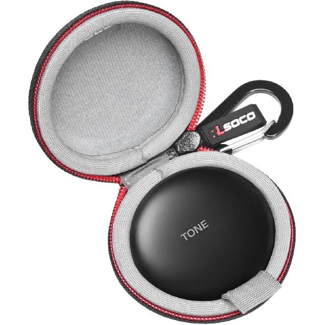 RLSOCO Carrying Case for LG Tone Free FP9E/FP5/T90/FP8/FN6/FN5W/T60Q True Wireless Bluetooth Earbuds (Case Only)