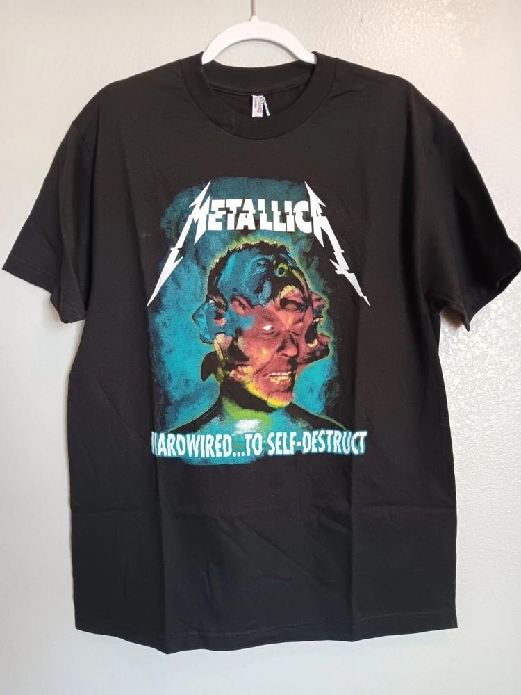 

Metallica WorldWired Tour 2017 Reprint Hardwired Album S-4XL Unisex T-Shirt M