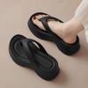 Women's 7CM Thick-Soled Flip-Flops, Arch Support, Non-Slip, Beach-Ready Fashion Sandals