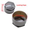24x25mm Auto Radmuttern Kappen Zubehör Auto Reifen Hub Schraube Anti-Rost Schutz Fahrzeug Bolzen Stehbolzen Abdeckung Grau Für A4 A5 A6 A7 Q3 Q5 TT R8