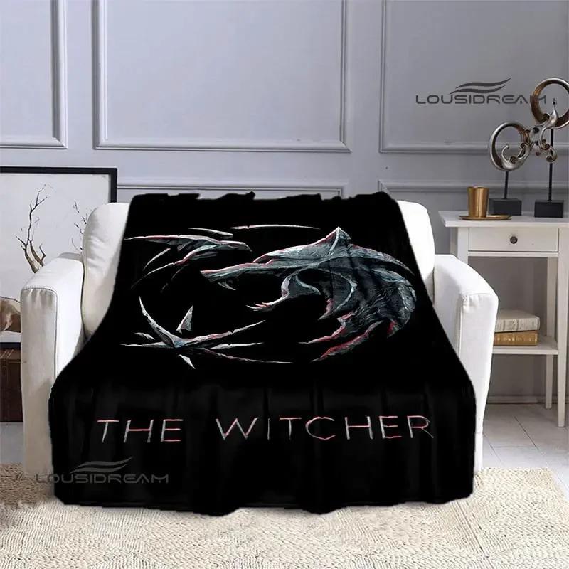 W-Witcher game Printing blanket Flange Warm blanket picnic blanket Home travel blanket bed linings Birthday Gift picnic blanket
