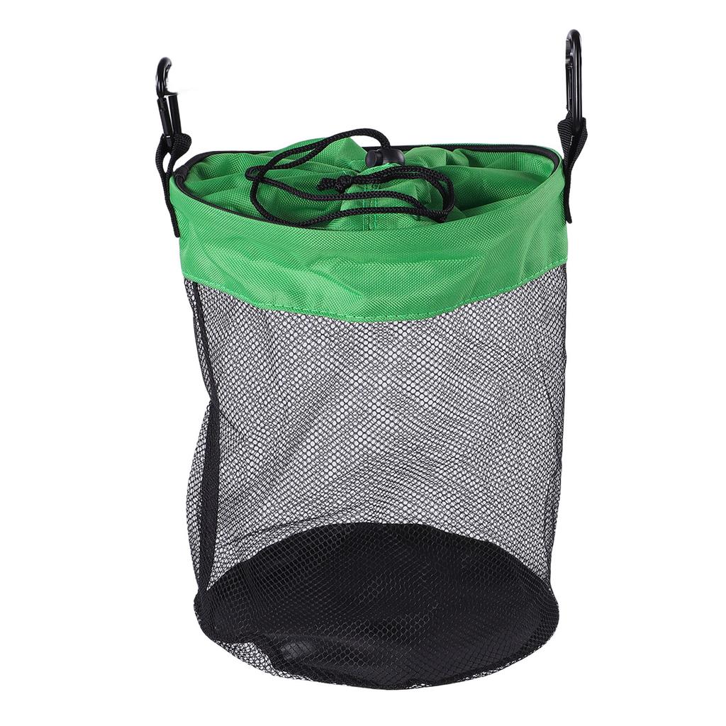 Mesh Clothespin Bag Holder Breathable Hanging Laundry Pin Storage Bag with Drawstring Closure Buckle Oxford Fabric
