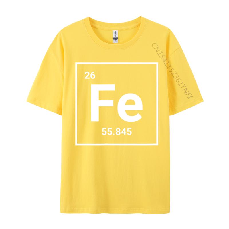 Iron Periodic Table Eleunisexts Sign Fe Tops Tees Pochacco Skeleton Halloween Cotton Crew Neck Unisexs T Shirt Normal
