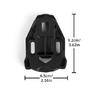 RRSKIT Road Bike Pedal Cleats Set Anti-Skid Plastic Cycling Pedals For Time IClic XPro XPresso Road Bike Cleat Lock