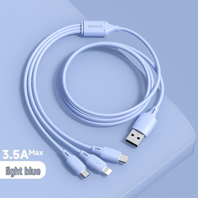 Romoss 3-in-1 Fast Charging Cable 3.5A for Android, Huawei, Apple