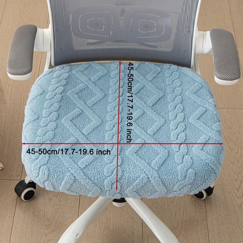 Universal Office Chair Seat Covers Jacquard Removable Computer Chair Cove Washable Thickened Chair Dustproof Cover