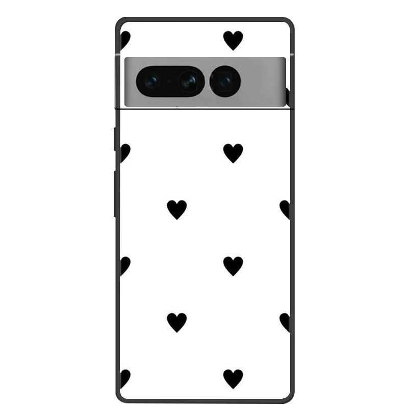 For Google Pixel 7 Pro Case Soft Black Silicone Bumper Butterfly Phone Cover for Googe Pixel7 7Pro Pixel7Pro Cases Fundas Coque