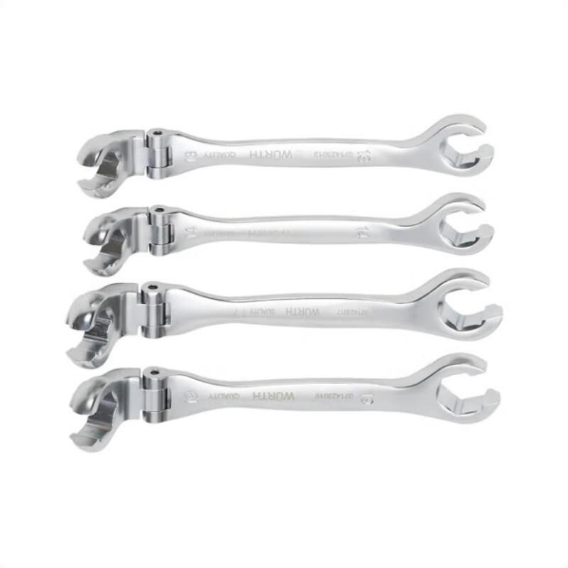 Wurth Swivel Open-End Flare Nut Wrench Set