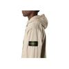 STONE ISLAND Solid Color Hooded Zip Jacket Men Jackets Desert-Gray K1S1541000-91S0010-V009A