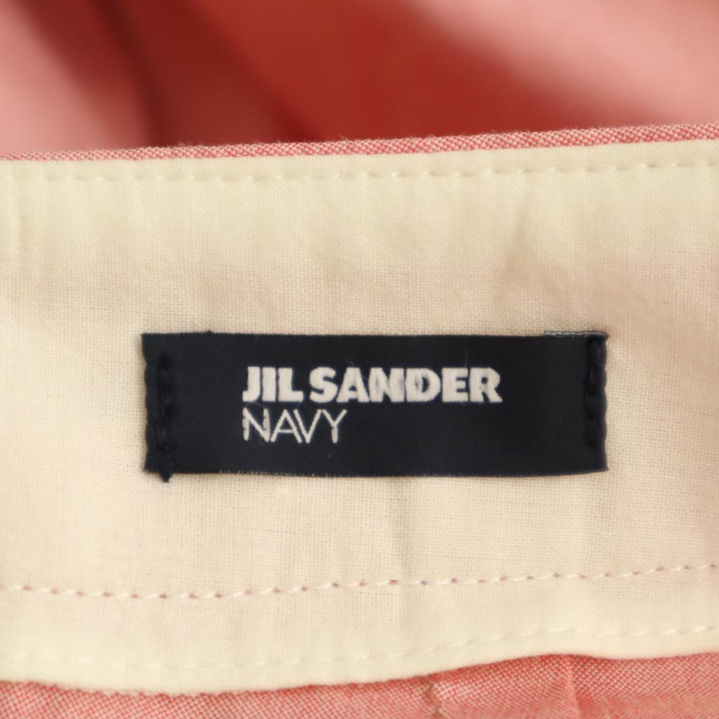 Jil Sander NAVY Made In Italy Tuck Stretch Tapered Pants 32 Pink Women Used