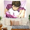 Ushijima Wakatoshi Tapestry with Custom Name Wall Hanging Room Background Cloth Home Decor Beach Mat Yoga Mat Sofa Bed Sheet