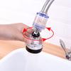 Rotating Aerator Splashproof Purify Water Saver Filter Sink Tap Head Sprayer Nozzle Faucet Extender