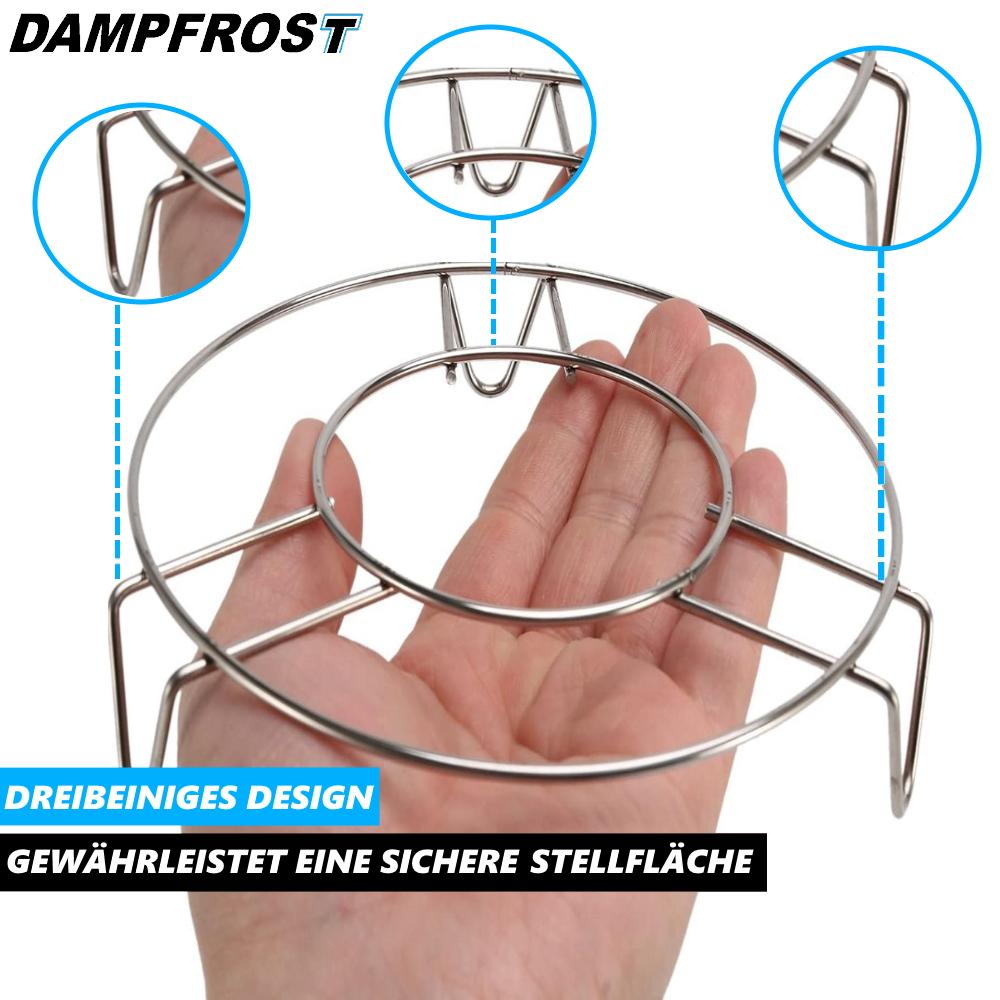 Grille de cuisson à la vapeur, insert en acier inoxydable, support de cuisson à la vapeur