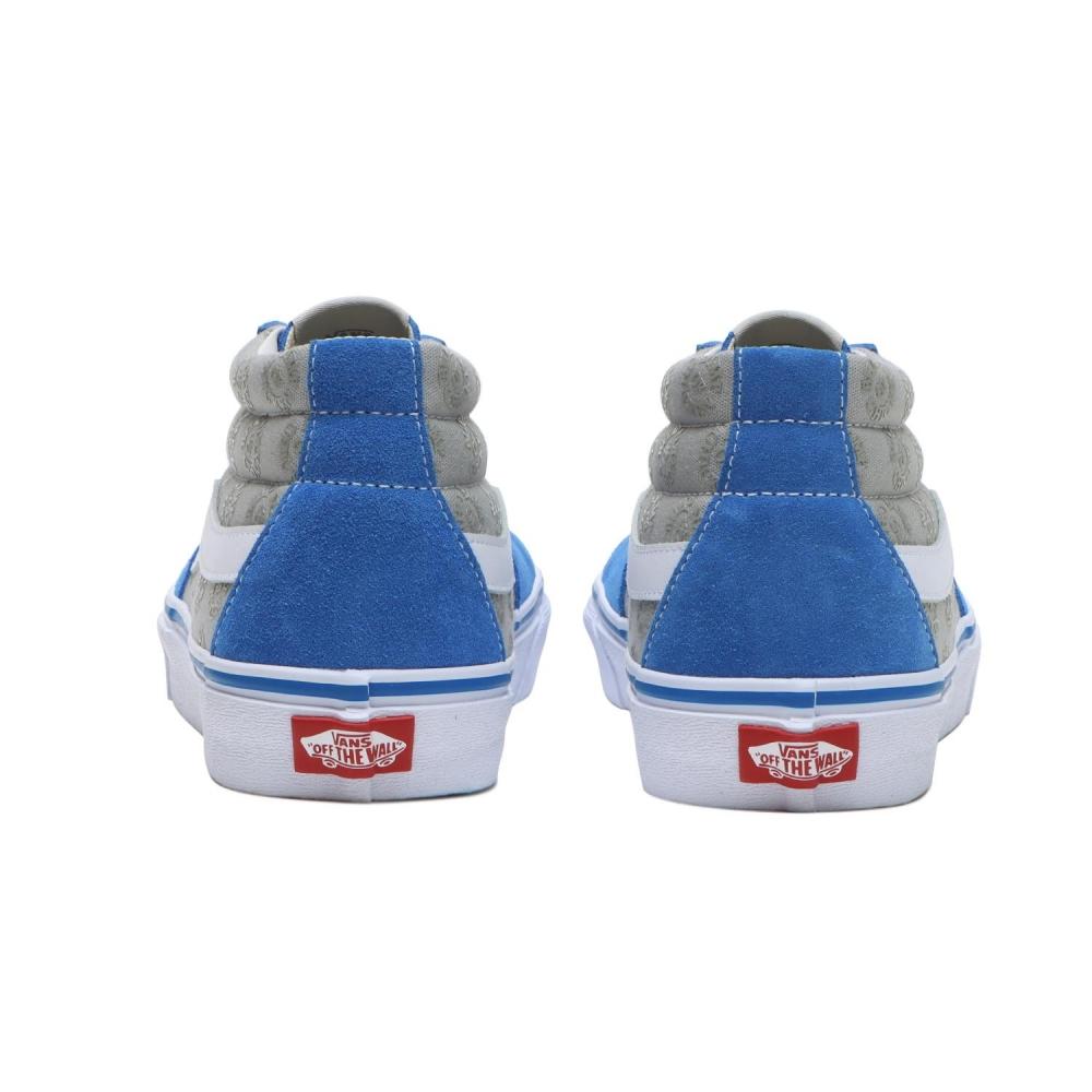 Vans Skate Mid Navy L.gray v38Mid Cf Bump