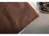 Plus Size Coffee Color Suede Velvet High Waist A-line Skirt – Anti-exposure, Hip-hugging, Short, for Women