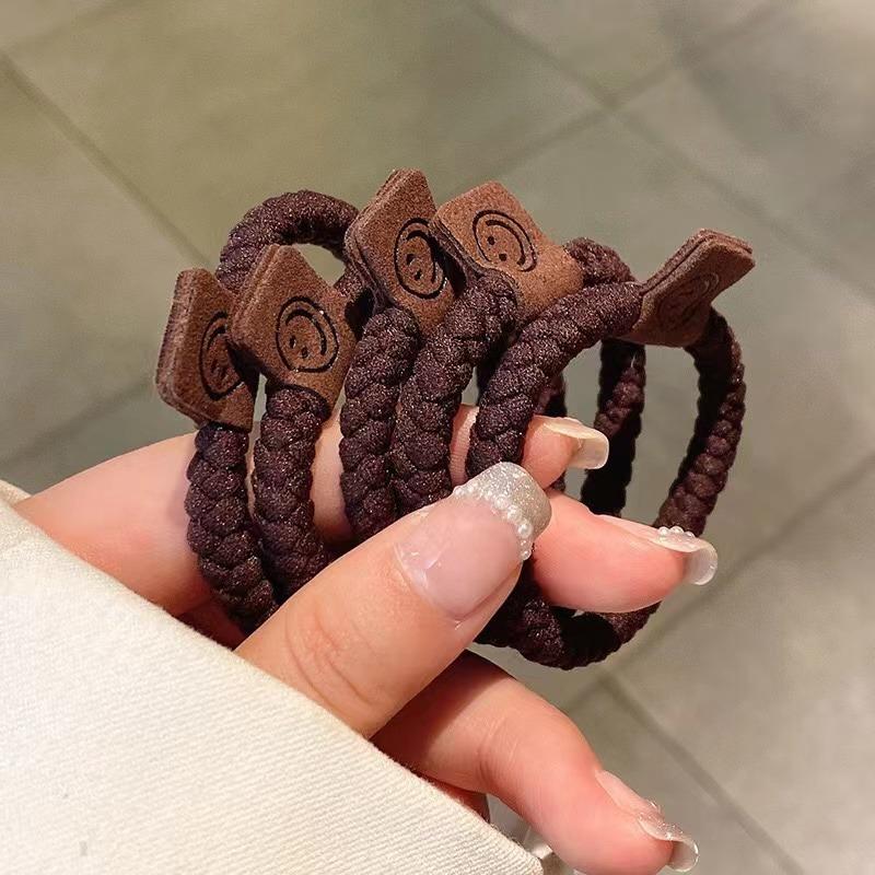 

Минималистский набор резинок для волос Twist, мягкие, эластичные, повседневные, универсальные резинки для волос с хвостиком one size