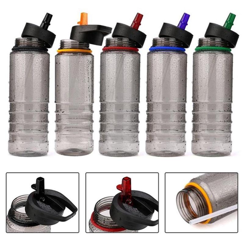 Creative Plastic Sports Cup With Handle And Straw Mouth For Eco-friendly Drinking