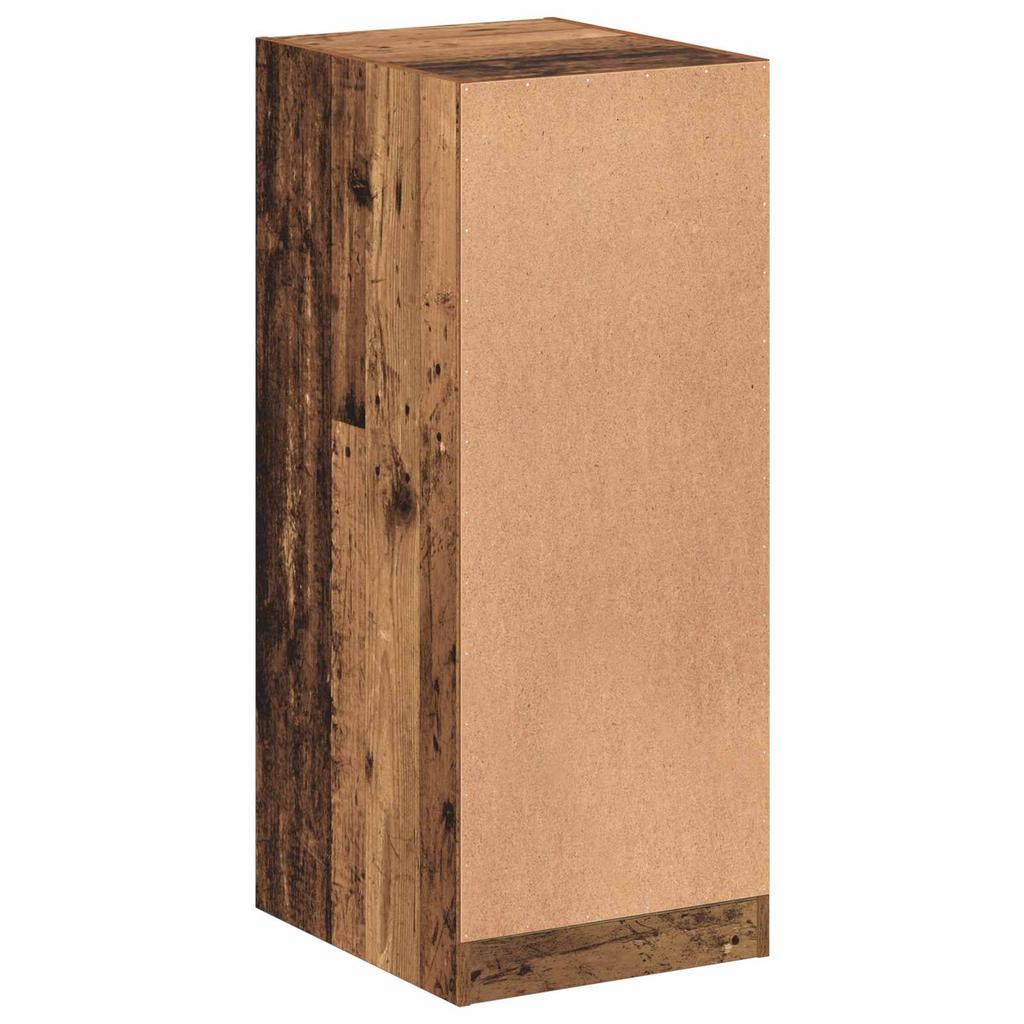 Wardrobe with Shelf and Storage Reclaimed Wood Look 41 x 48 x 102 cm
