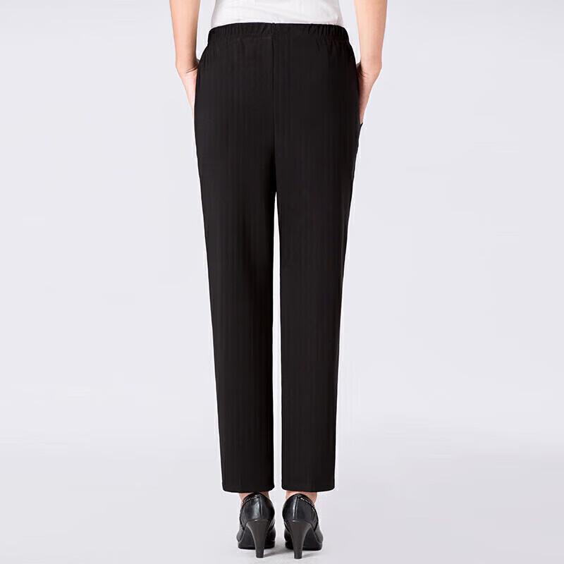 Yuzhaolin Mid-Aged Women's Spring Autumn Straight-Leg Pants