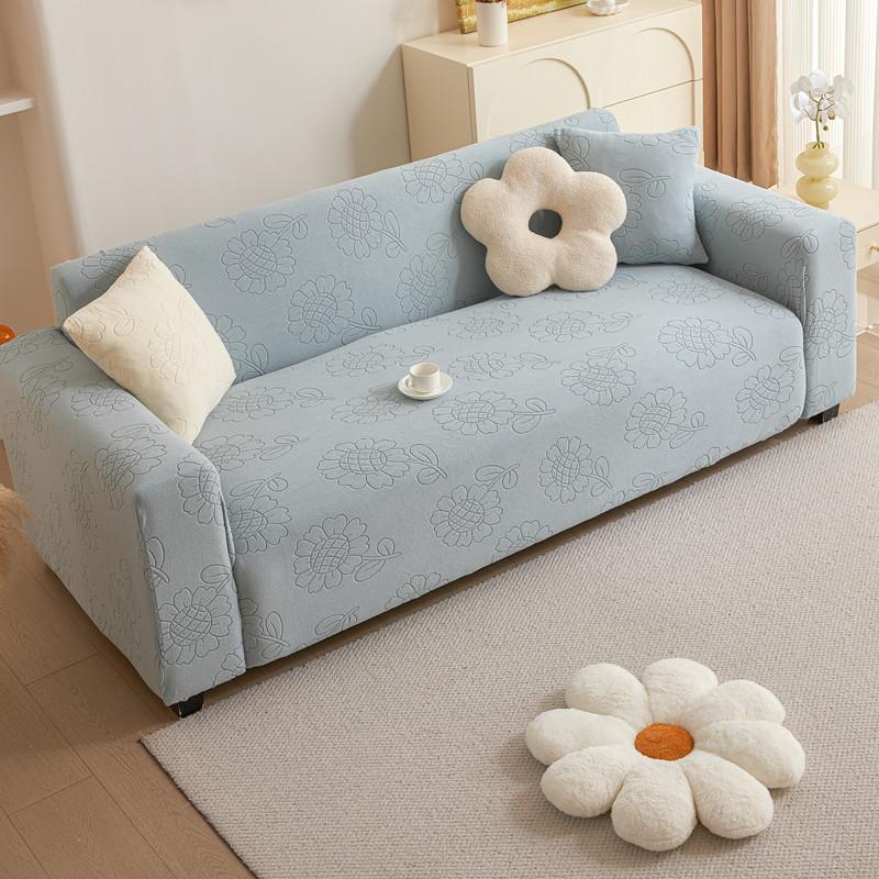Sunflower Sofa Cover All Inclusive Universal Set Suitable for All Seasons Special Leather Sofa Cover Cover Cloth Anti Cat Scratch and Anti-slip