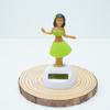 Solar Automatic Swing Dancing Doll Ornaments Car Supplies Figurines Miniature Girl Car Creative Ornaments Car Home Decoration